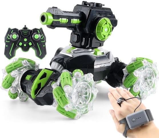 Gesture Control Monster Truck RC Car – Off-Road Stunt Vehicle with Lights, Music & Dual Controllers