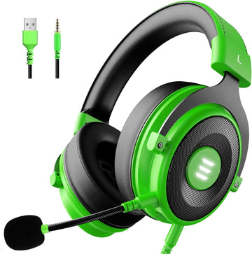 EKSA E900 Pro Gaming Headset – 7.1 Surround Sound, Detachable Noise-Cancelling Mic, USB, Compatible with PC, PS5, PS4 & Xbox