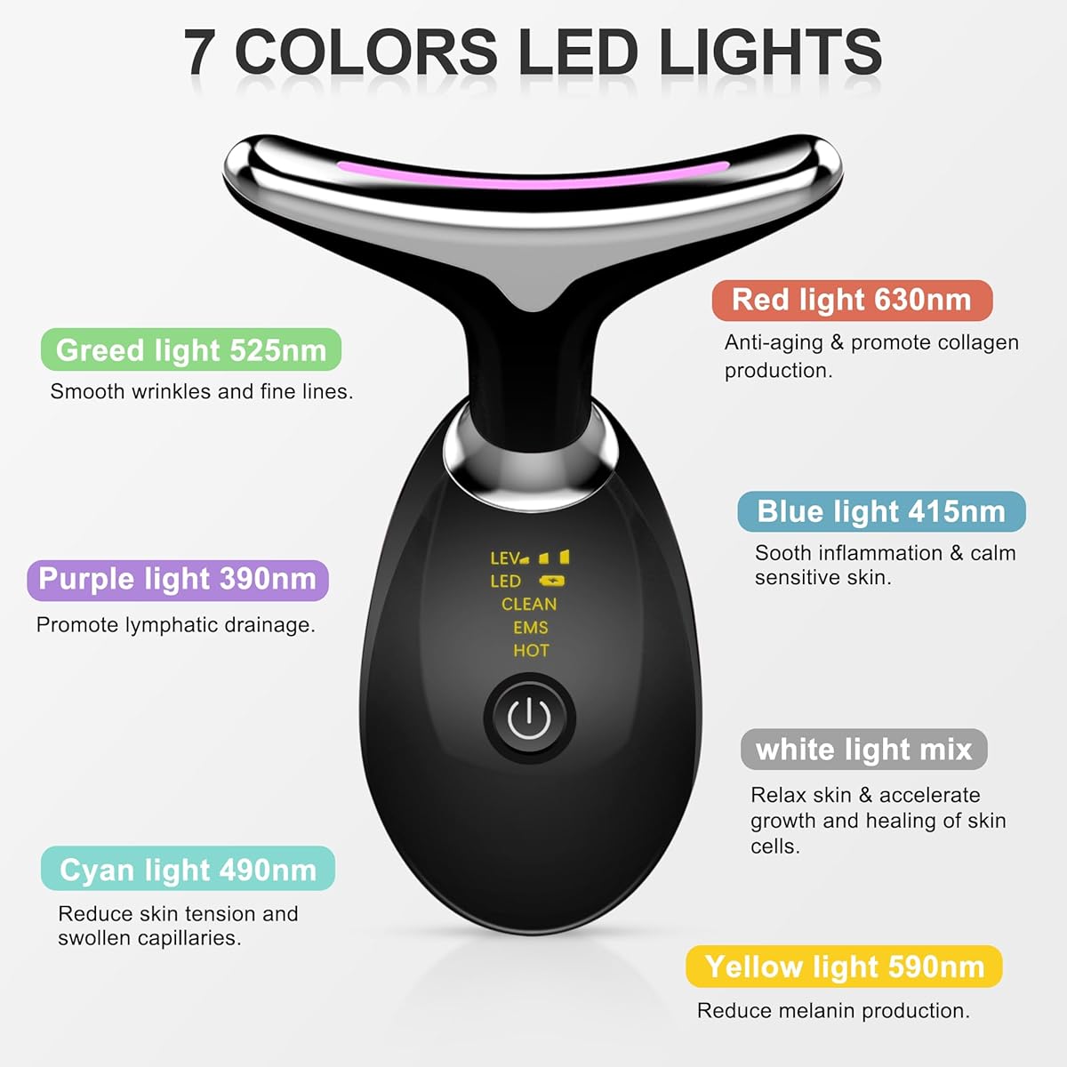 EMS Face Massager for Wrinkles & Skin Tightening – Electric Anti-Aging Facial Device with Face Lift