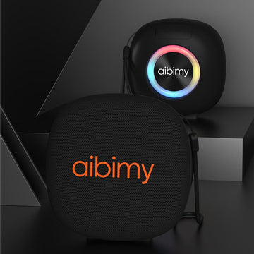 Aibimy MY262BT Portable Bluetooth Speaker – IPX6 Waterproof, LED Lights & TWS Stereo Pairing