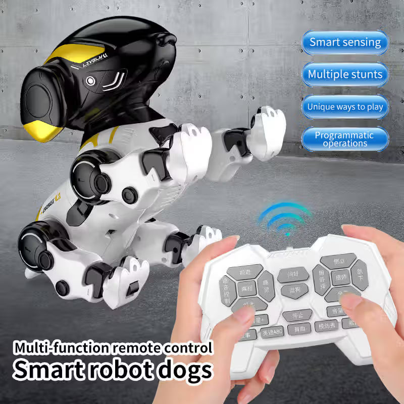 Smart Robot Dog Toy with Voice & Remote Control – Interactive Pet That Walks, Dances & Sings