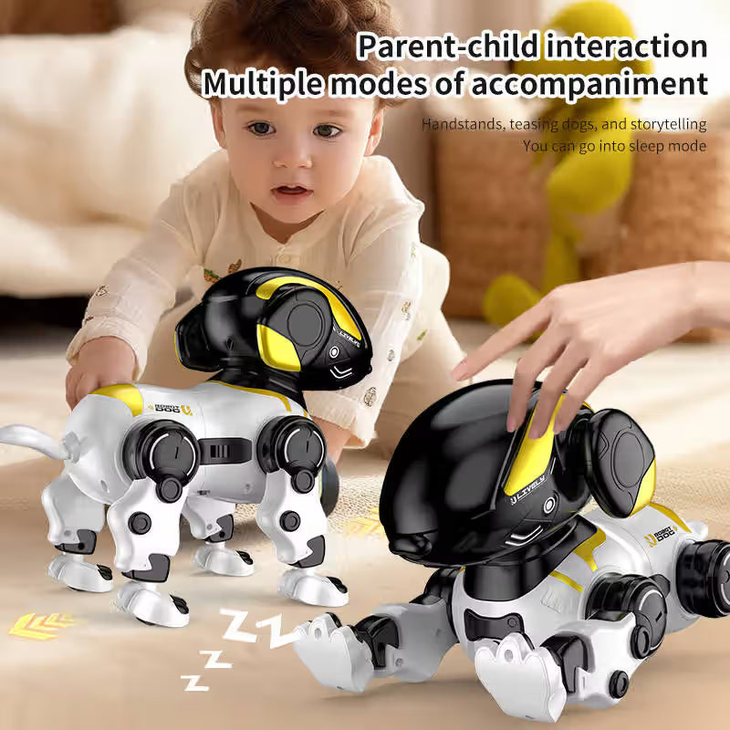 Smart Robot Dog Toy with Voice & Remote Control – Interactive Pet That Walks, Dances & Sings