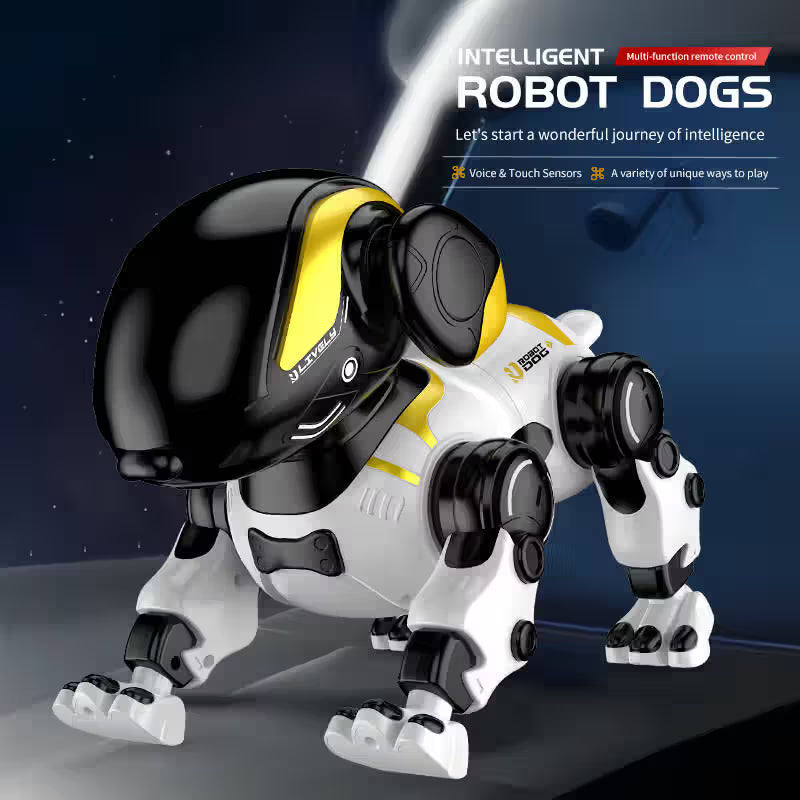 Smart Robot Dog Toy with Voice & Remote Control – Interactive Pet That Walks, Dances & Sings