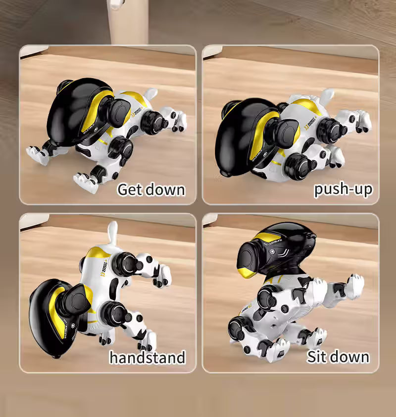 Smart Robot Dog Toy with Voice & Remote Control – Interactive Pet That Walks, Dances & Sings