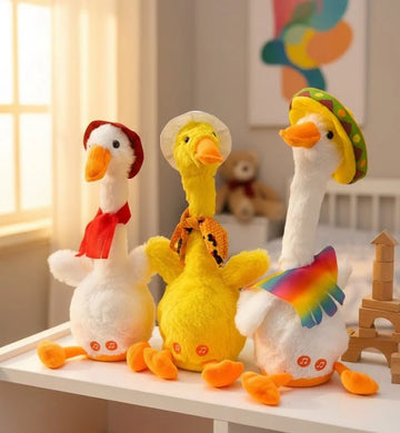 Dancing & Singing Plush Goose Toy – Interactive Musical Stuffed Animal for Kids