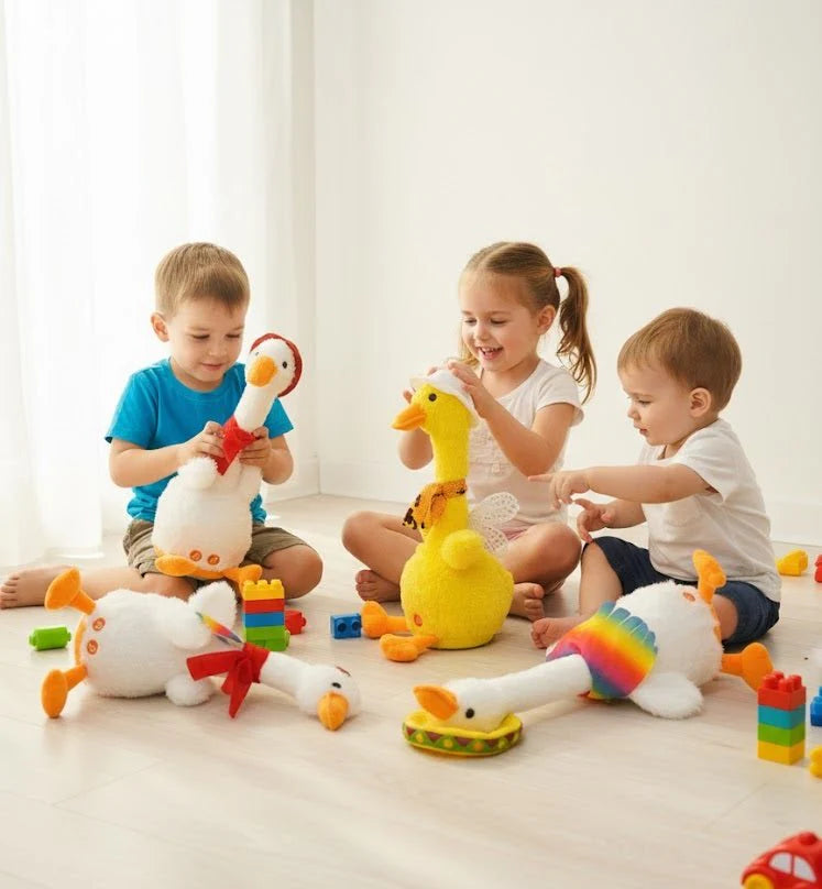 Dancing & Singing Plush Goose Toy – Interactive Musical Stuffed Animal for Kids