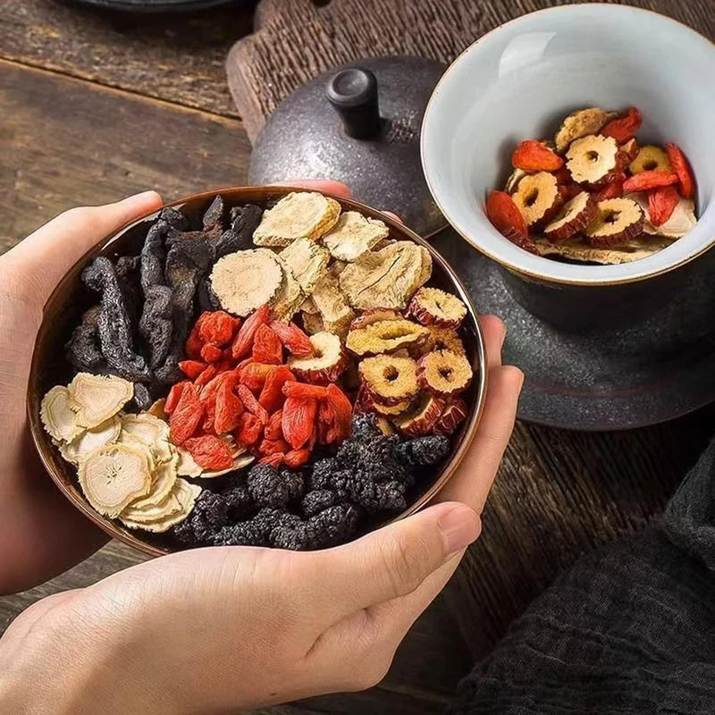 Ginseng Five Treasure Herbal Tea – Traditional Chinese Herbal Blend with 5 Precious Ingredients for Men & Women