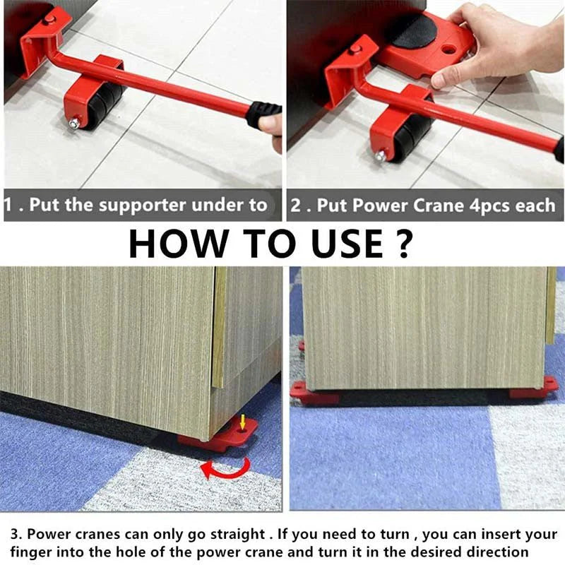 Furniture Lifter Mover Tool Set Heavy Duty Furniture Shifting and Moving