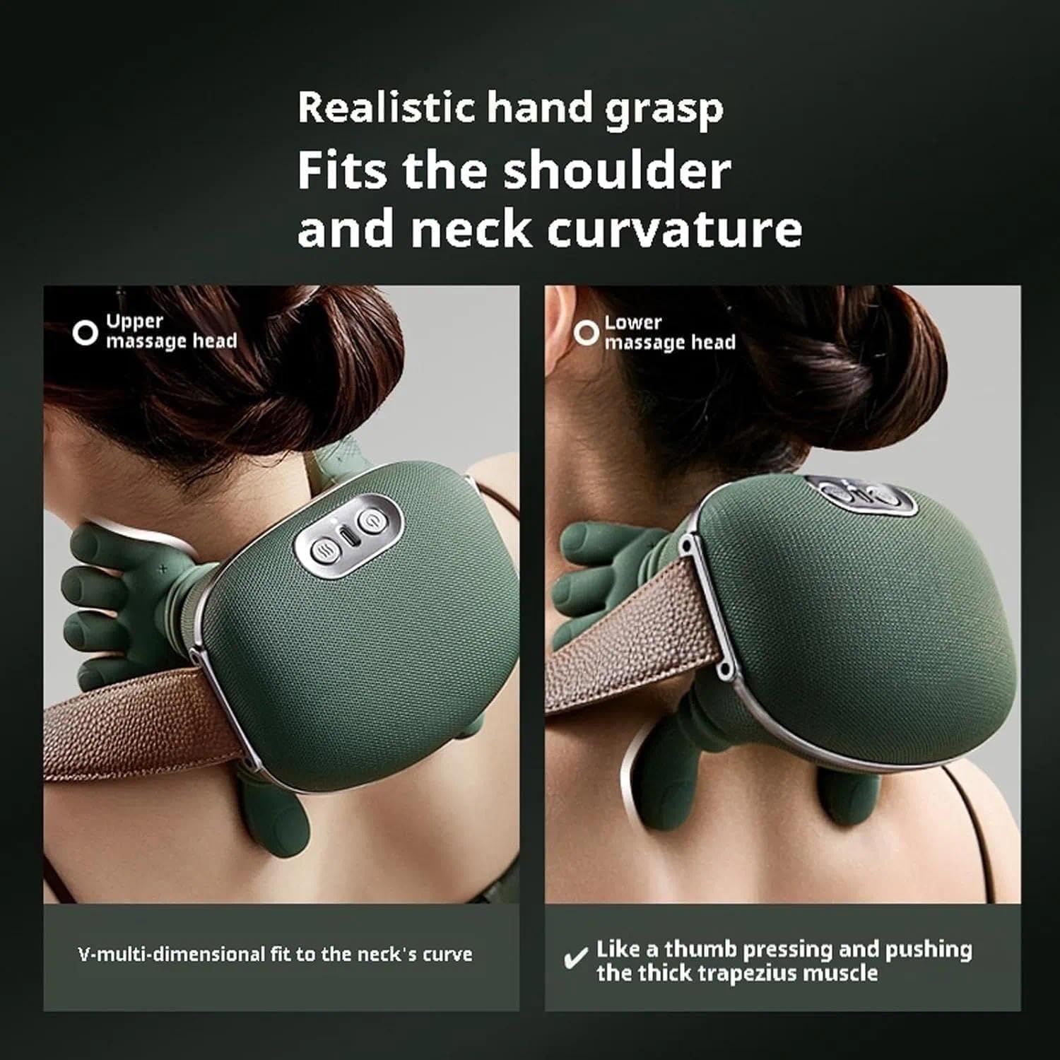 Portable Shoulder & Neck Massager | Deep Kneading Muscle Relaxation