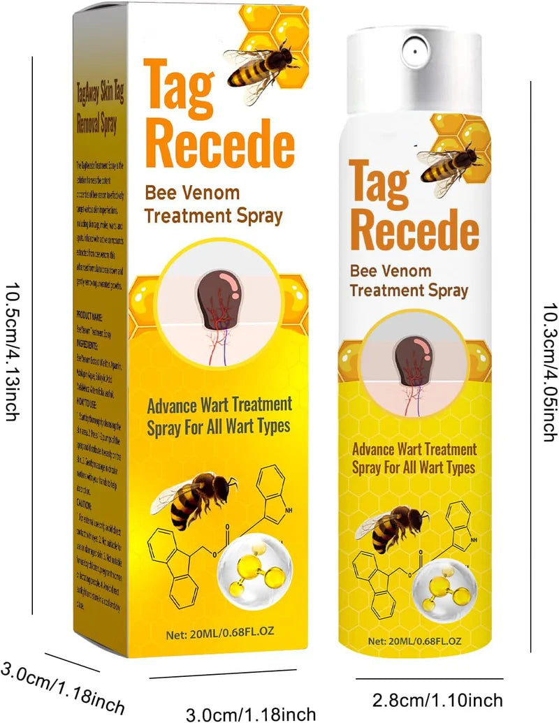 Tag Recede Bee Venom Repair Spray – Advanced Wart & Skin Tag Care